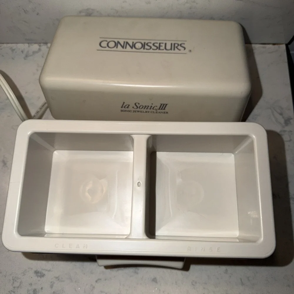 Connoisseurs La Sonic III Tank Sonic Jewelry Cleaner Model 1 Conx